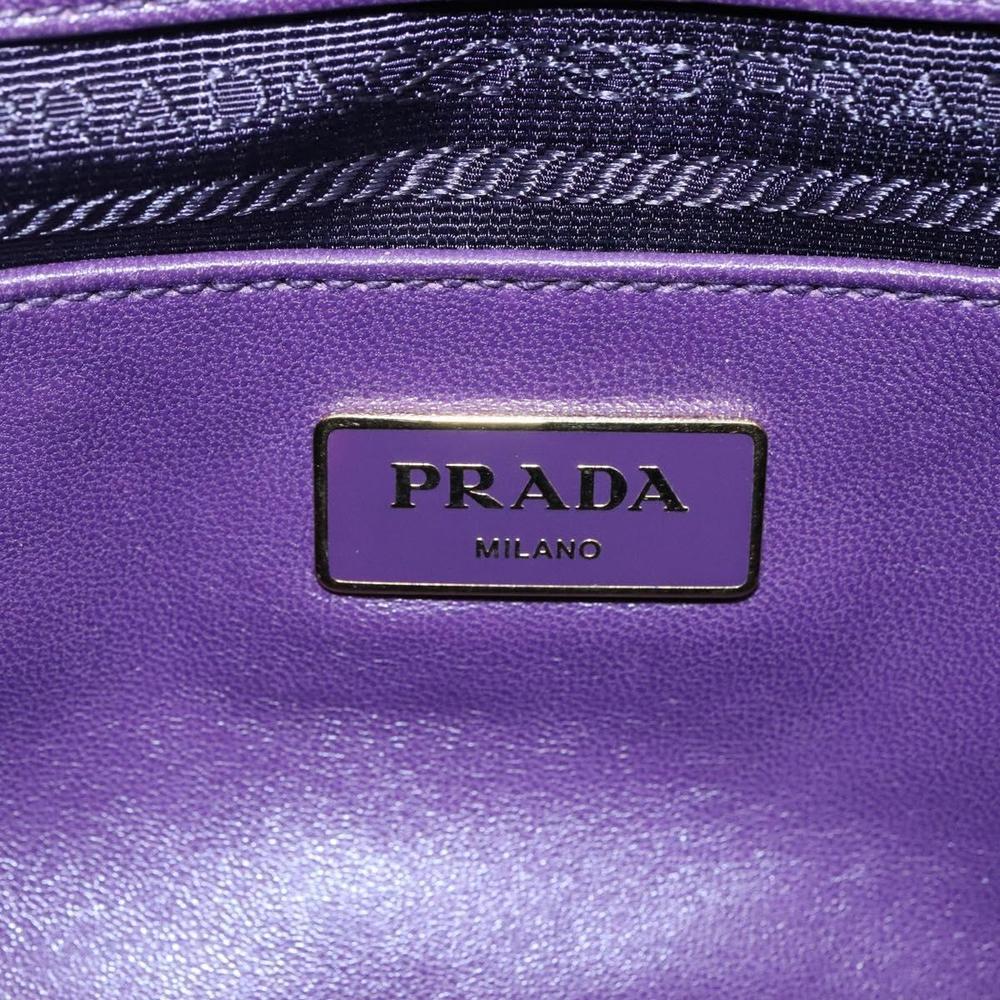PRADA Hand Bag Nylon 2way Purple Auth 112537 - Picture 15 of 16
